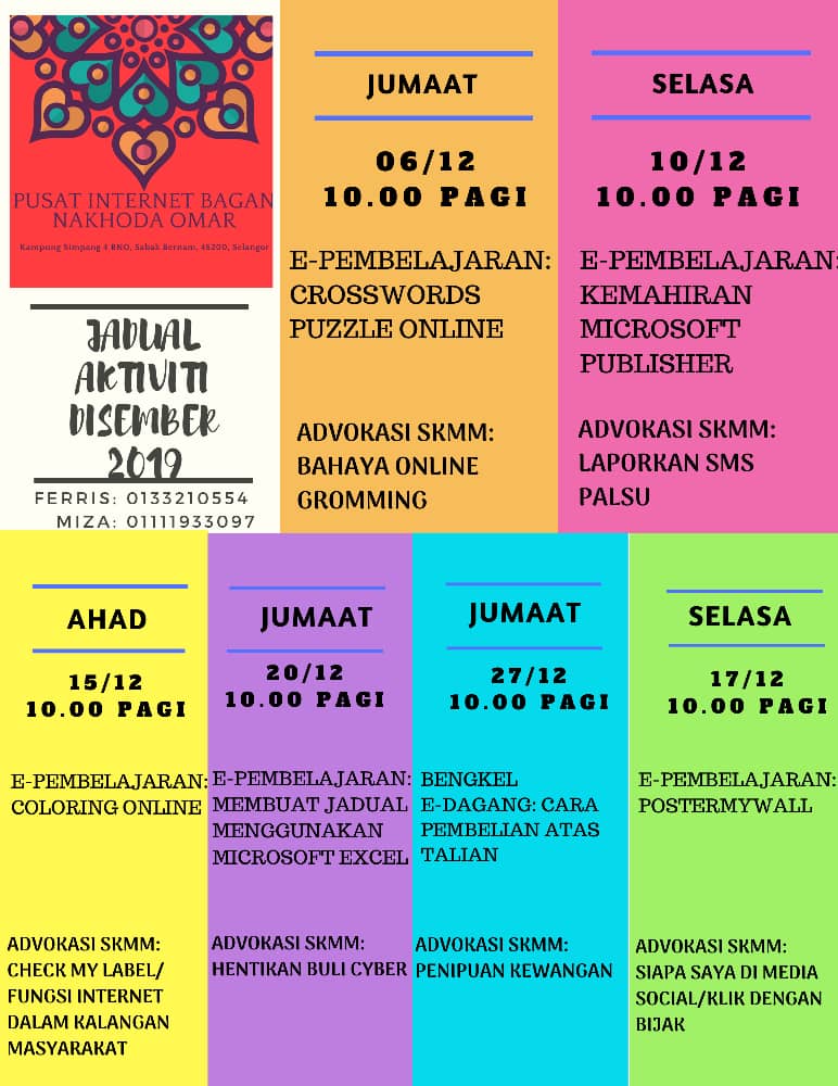 jadual disember